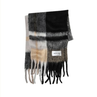 Arctic_Fox_Stockholm_GREY_BLACK_CHECK_Scarf_2